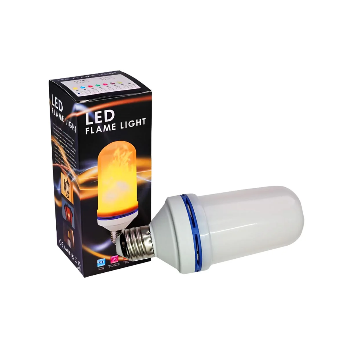 Foco Led Flama 5w 3 Efectos De Fuego O Vela En Movimiento
