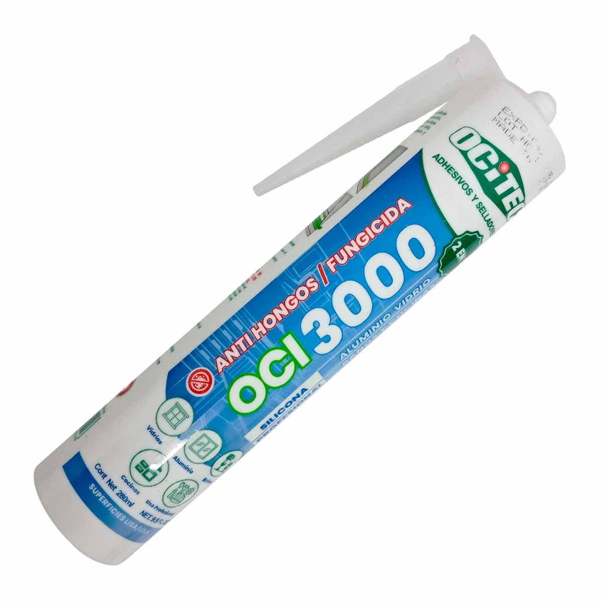 Tubo Silicon Negro Multiusos Antihongos Uso General Orgasil 3000